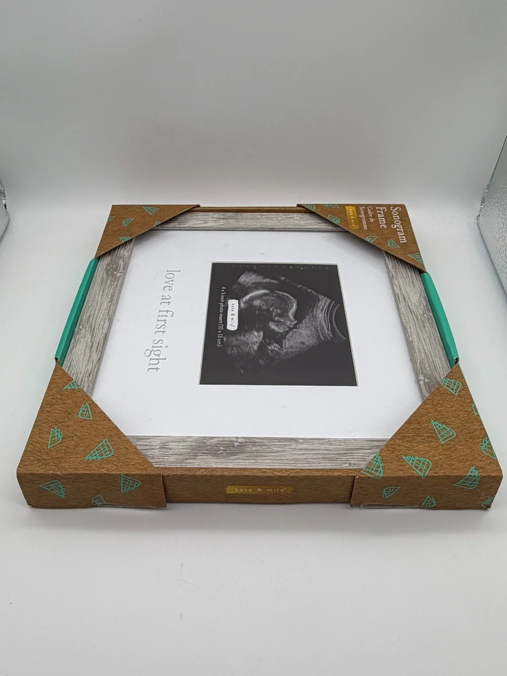 Kate and Milo Sonogram Frame. love at First Sight.